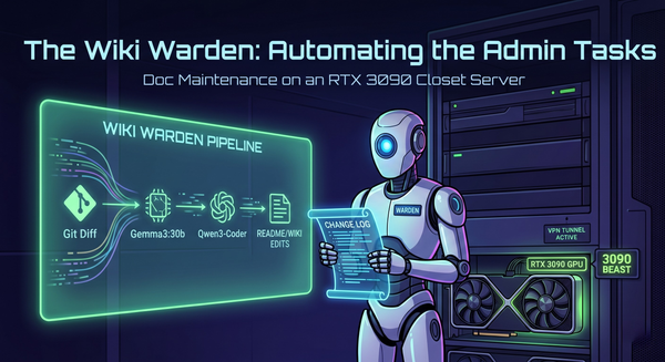 The Wiki Warden: Automating the Boring Stuff with a Closet-Bound 3090